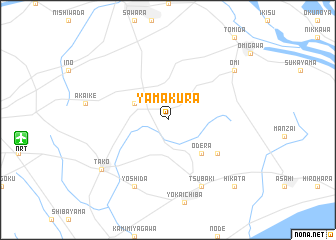 map of Yamakura