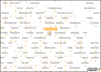 map of Yamana