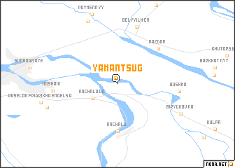 map of Yamantsug