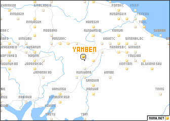 map of Yamben