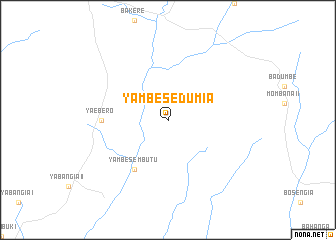 map of Yambese-Dumia