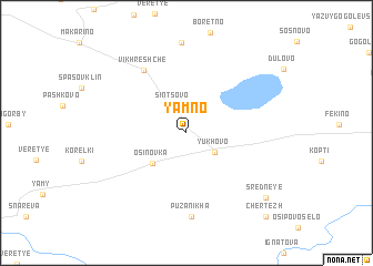 map of Yamno