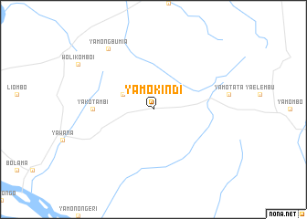 map of Yamokindi