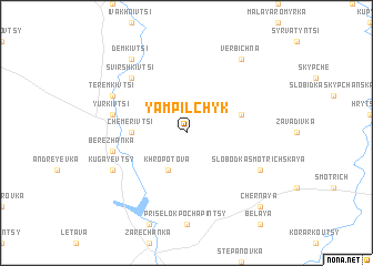 map of Yampilʼchyk