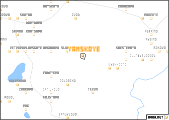 map of Yamskoye