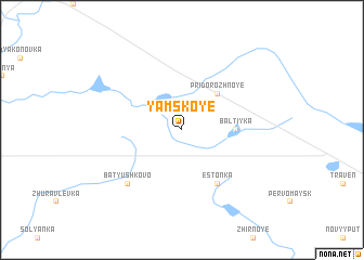 map of Yamskoye