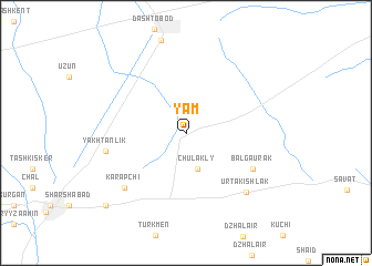 map of Yam