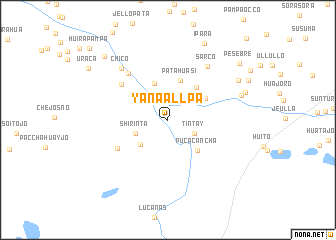 map of Yana-allpa