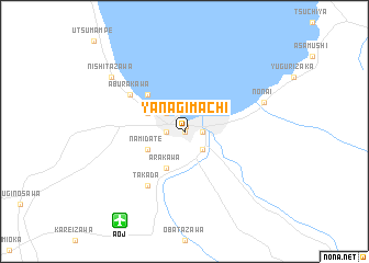 map of Yanagimachi