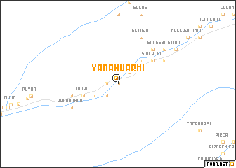 map of Yanahuarmi