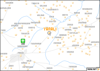 map of Yan Ali