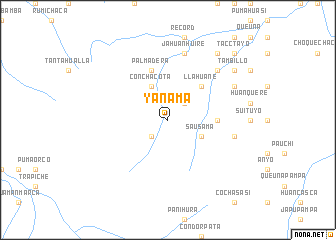 map of Yanama