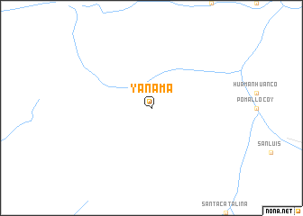 map of Yanama