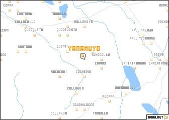 map of Yanamuyo