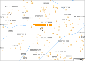 map of Yana Pacchi