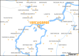 map of Yancuigapan