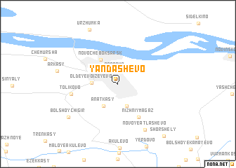 map of (( Yandashevo ))