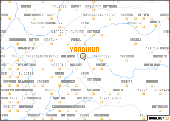 map of Yandihun