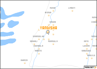 map of Yandisha