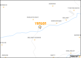 map of Yandon