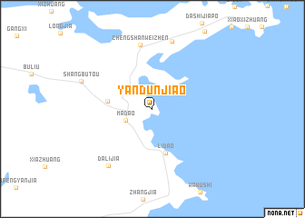 map of Yandunjiao