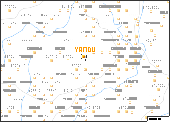 map of Yandu