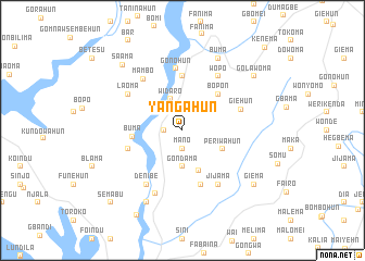 map of Yangahun