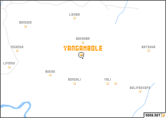map of Yangambole