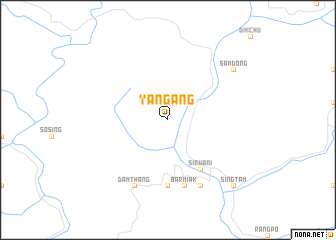 map of Yangang
