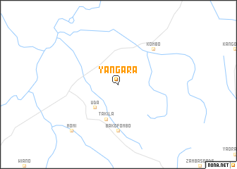 map of Yangara