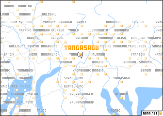 map of Yangasagu