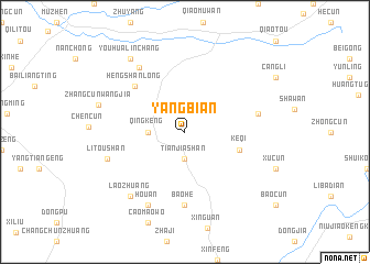 map of Yangbian