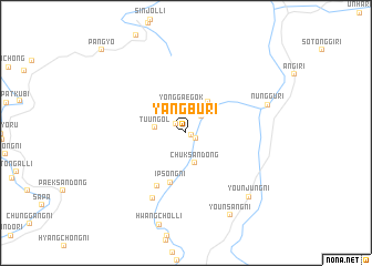 map of Yangbu-ri