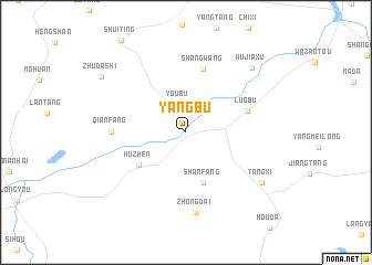map of Yangbu