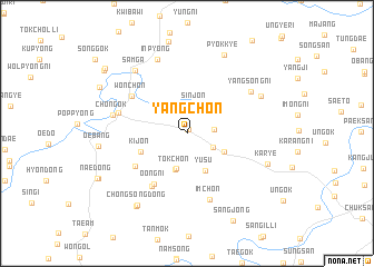 map of Yang-ch\