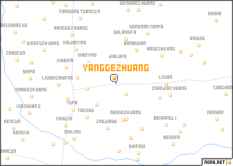 map of Yanggezhuang