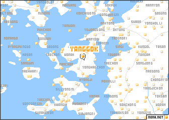 map of Yanggok