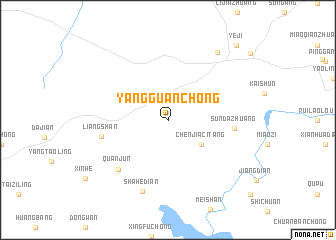 map of Yangguanchong