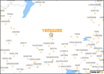 map of Yanggu\