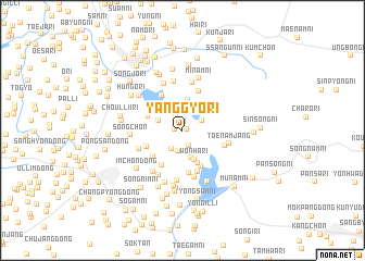 map of Yanggyo-ri