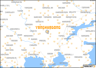 map of Yanghwa-dong