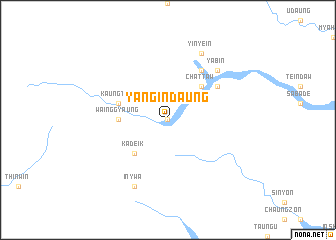 map of Yangindaung