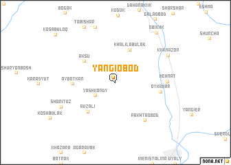 map of Yangiobod