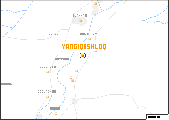 map of Yangiqishloq