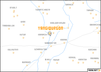 map of Yangiqŭrgon