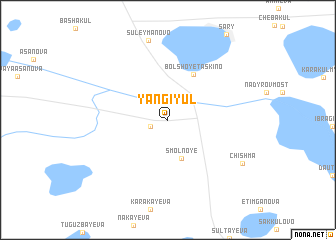 map of Yangi-Yul