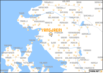 map of Yangjae-ri