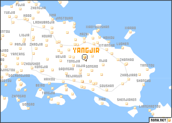 map of Yangjia