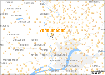 map of Yangjin-dong