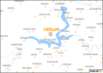 map of Yangjin